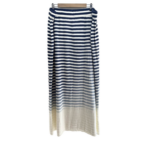 NWT Lane Bryant Striped Navy and White Maxi Skirt 22/24